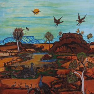 Emus in Yinjibarndi Land